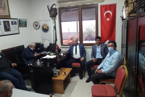Çamoluk Dernek Başkanı Hacı Canik'den Ziyaret